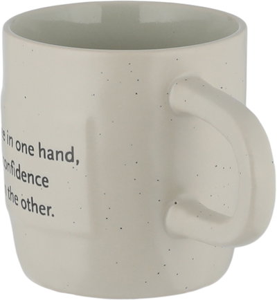Al Saif Gallery Porcelain Mug, 380 ml, Light Beige - Light Beige product image 3