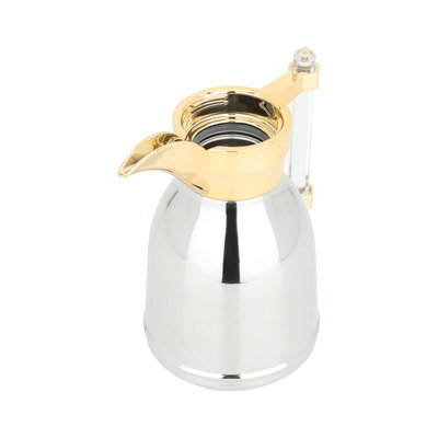 Alsaif Gallery Tamim 3 Thermos, 600 ml, Steel Inner Container, Steel Outer Body - Silver Gold product image 9