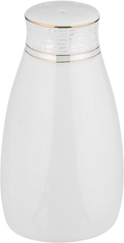 طقم تقديم سفرة بورسلان السيف غاليري، 86 قطعة - أبيض فضي product image 5