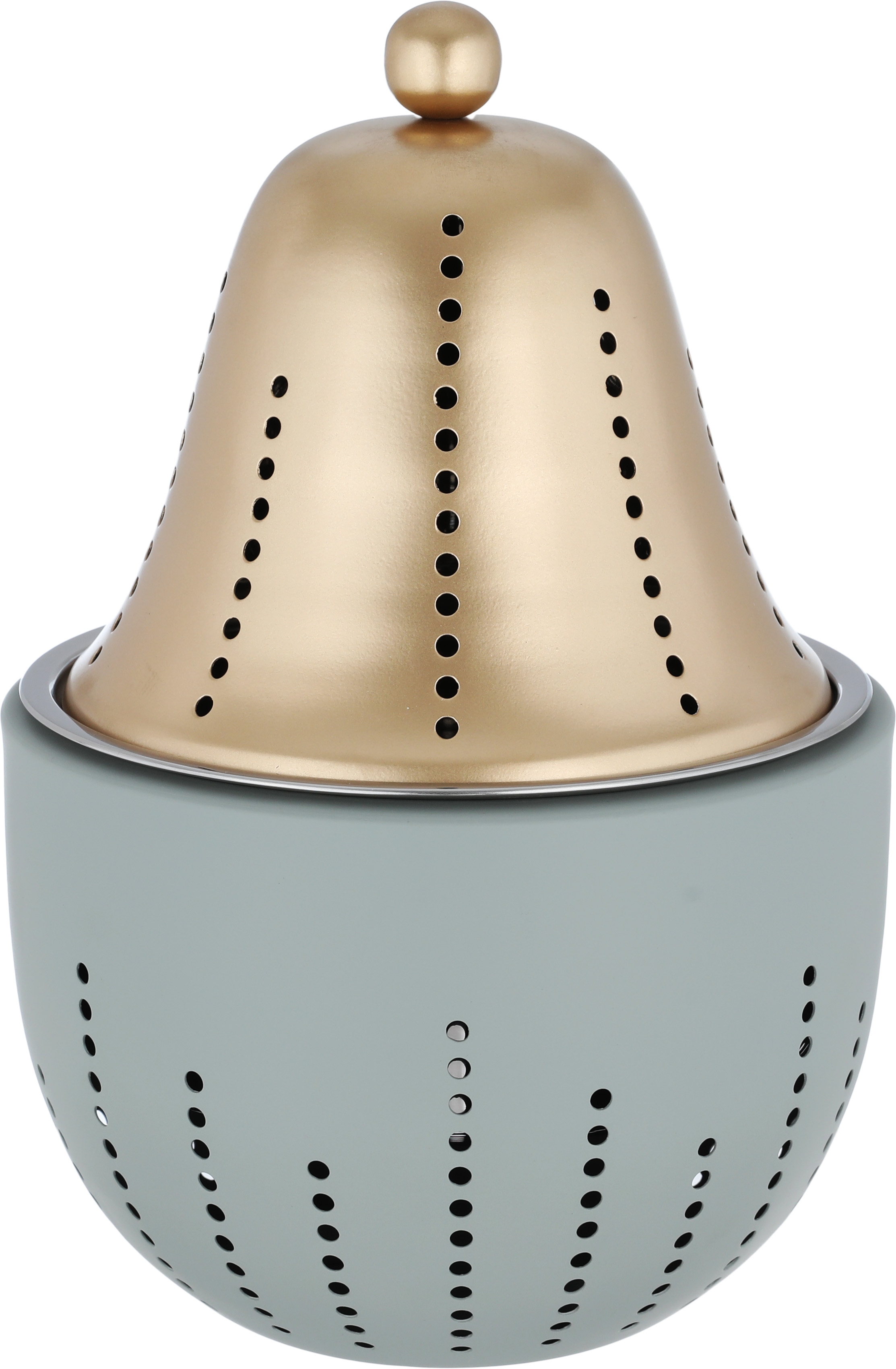 Al Seif Gallery Double Steel Food Warmer with Lid, 2 Liters - Grey Gold product image 1