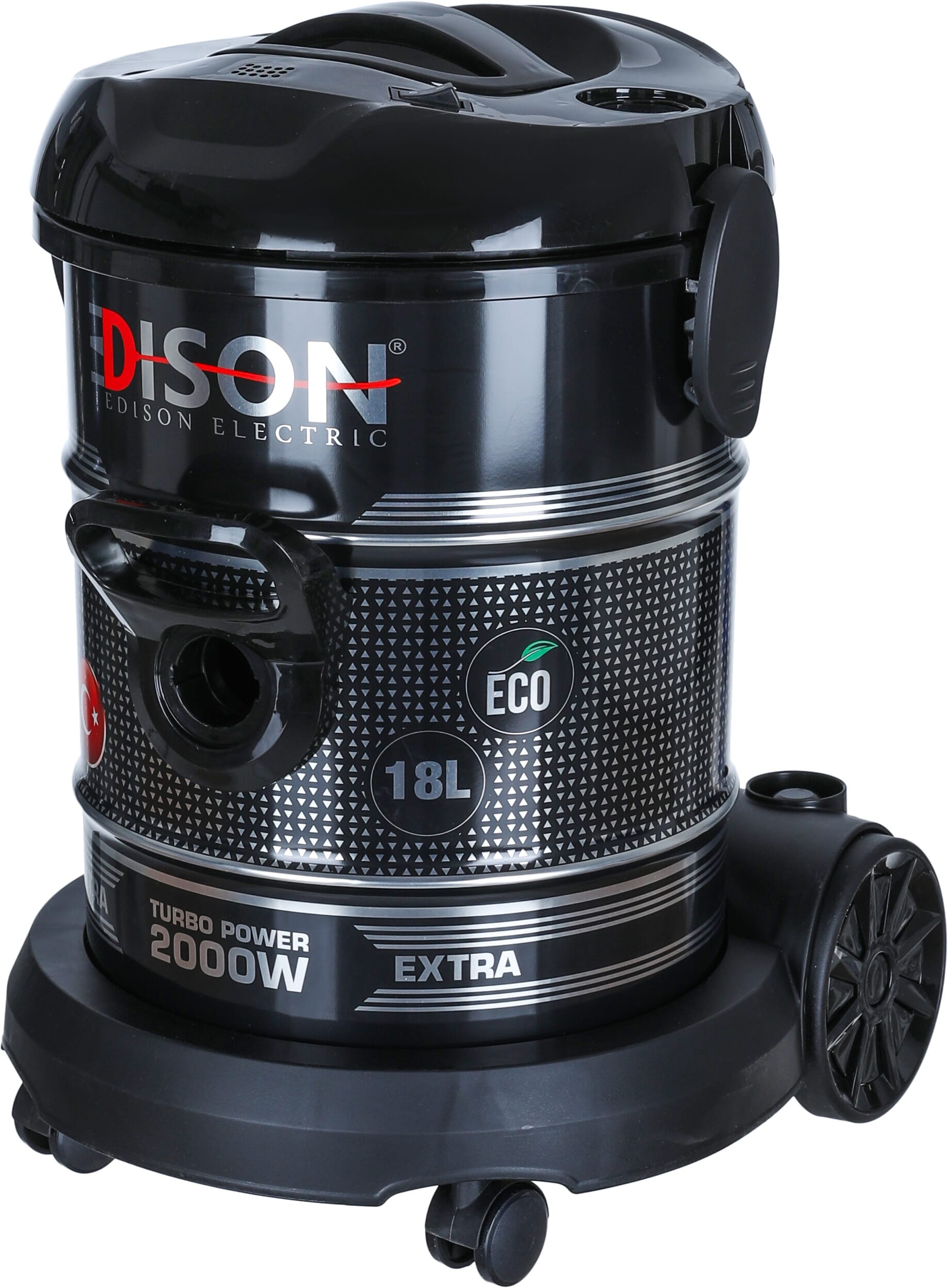 مكنسة كهربائية برميل إديسون، 2000 واط، 18 لتر، ECO-WF-4700 - اسود product image 2