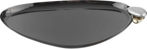 طوفرية تقديم استيل السيف غاليري، 25×15×1 سم - اسود لامع product image