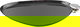 طوفرية تقديم استيل السيف غاليري، 25×15×1 سم - اسود لامع product image 1