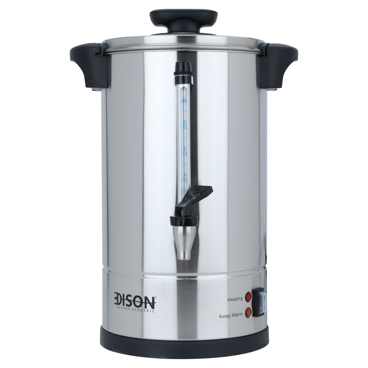 Edison Rwb016D-8B Steel Edison Kettle, 8 Liter, 1300 Watt - Silver product image 1