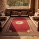 سجادة أفراح بوليستر سجادتي، 160×230 سم، نقشة بهاء الأحمر - احمر product image 1