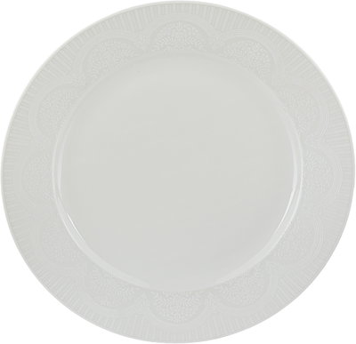 طقم سفرة بورسلان السيف غاليري، 44 قطعة، حواف مزخرفة - ابيض product image 12