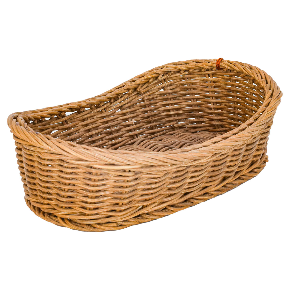 Al Saif Gallery Oval Wicker Serving Basket, 28 X 18 X 8.5 Cm - Beige product image 2