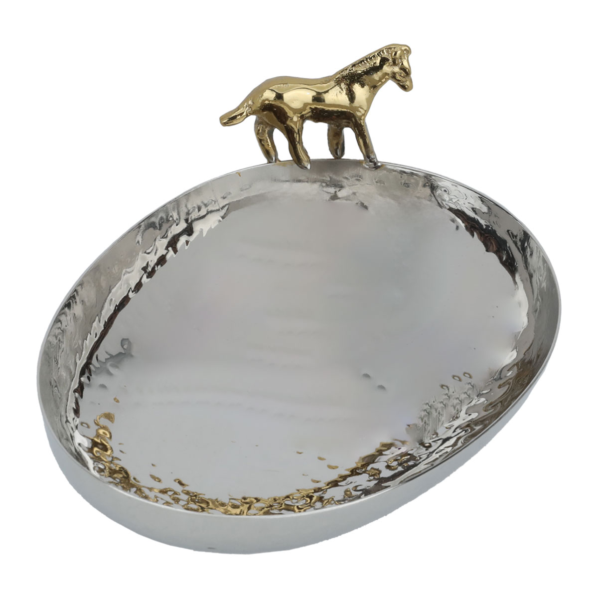 Al Saif Gallery Steel Serving Plate, 16 X 12 X 3 Cm - Silver product image 2
