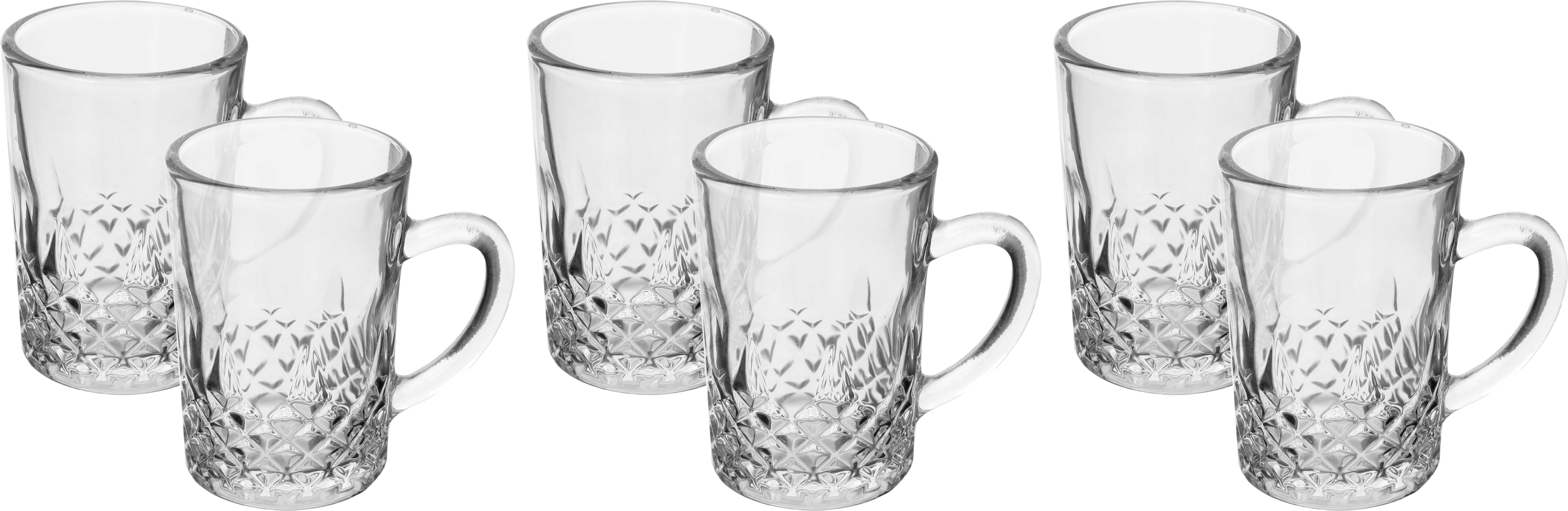 Al Saif Gallery Glass Tea Bialat Serving Set, 6 Pieces - Clear product image