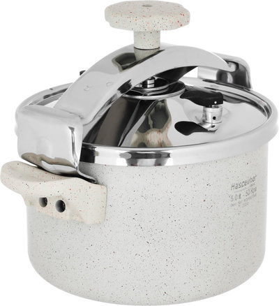 Hashfire Granite Pressure Cooker, 5 Liter - Cream product image 3