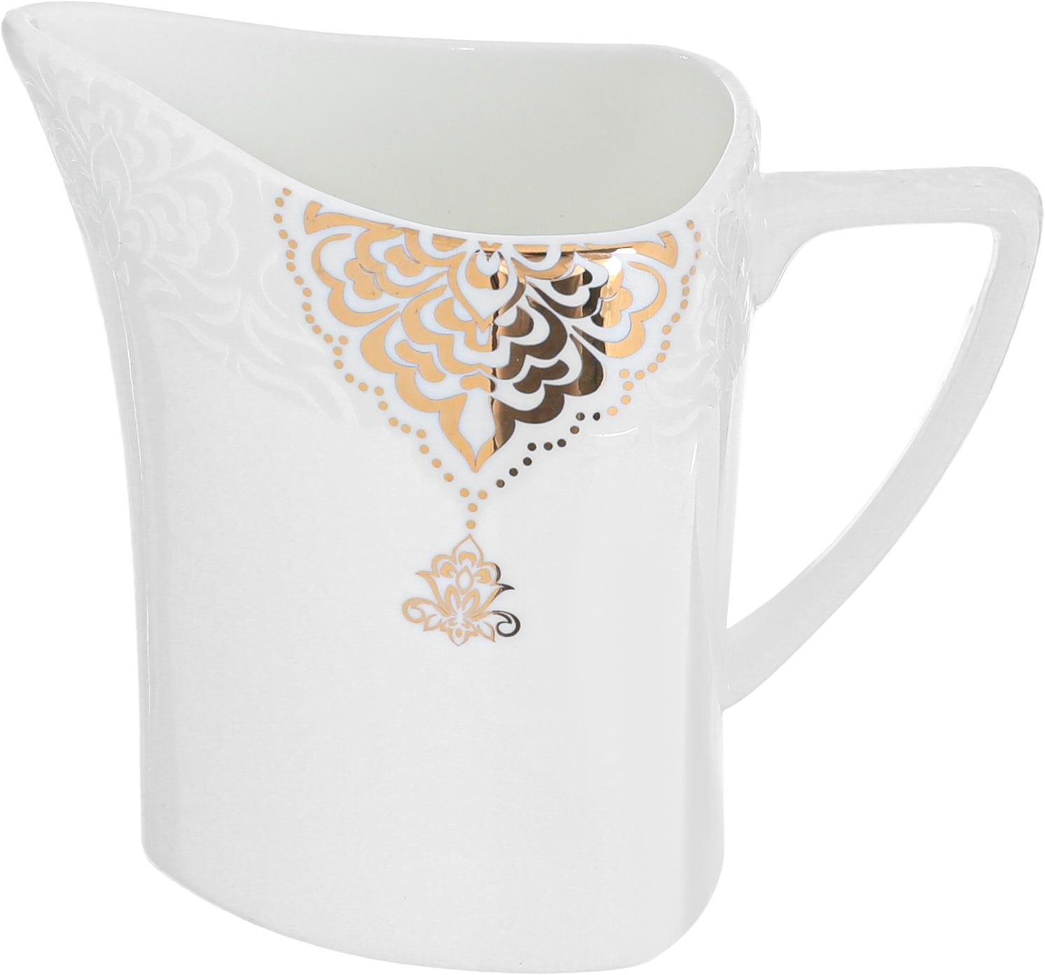 طقم سفرة بورسلان دانيا، 77 قطعة - ابيض ذهبي product image 10