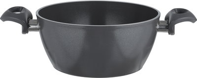 طقم قدور جرانيت تركي فالز، 7قطع، غطاء زجاج - رمادي غامق product image 7