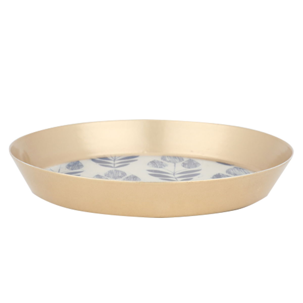 Al Saif Gallery Steel Sweet Plate, 12X12X2 Cm - Gold product image 2
