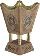 Wooden incense burner set, 38x24x4 cm, 3 pieces, geometric patterns - multicolor product image 3