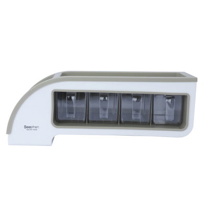 رف للبهارات بلاستيك السيف غاليري، أربع خانات - أبيض product image 3