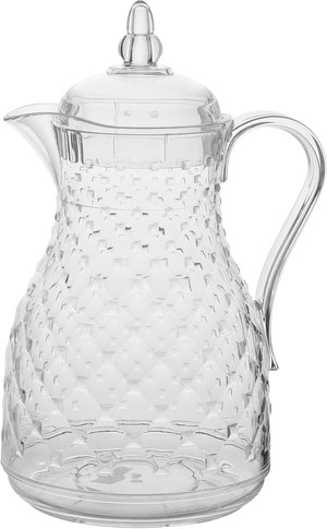 Jake With Acrylic Lid, Wavy, Handheld - Clear product image