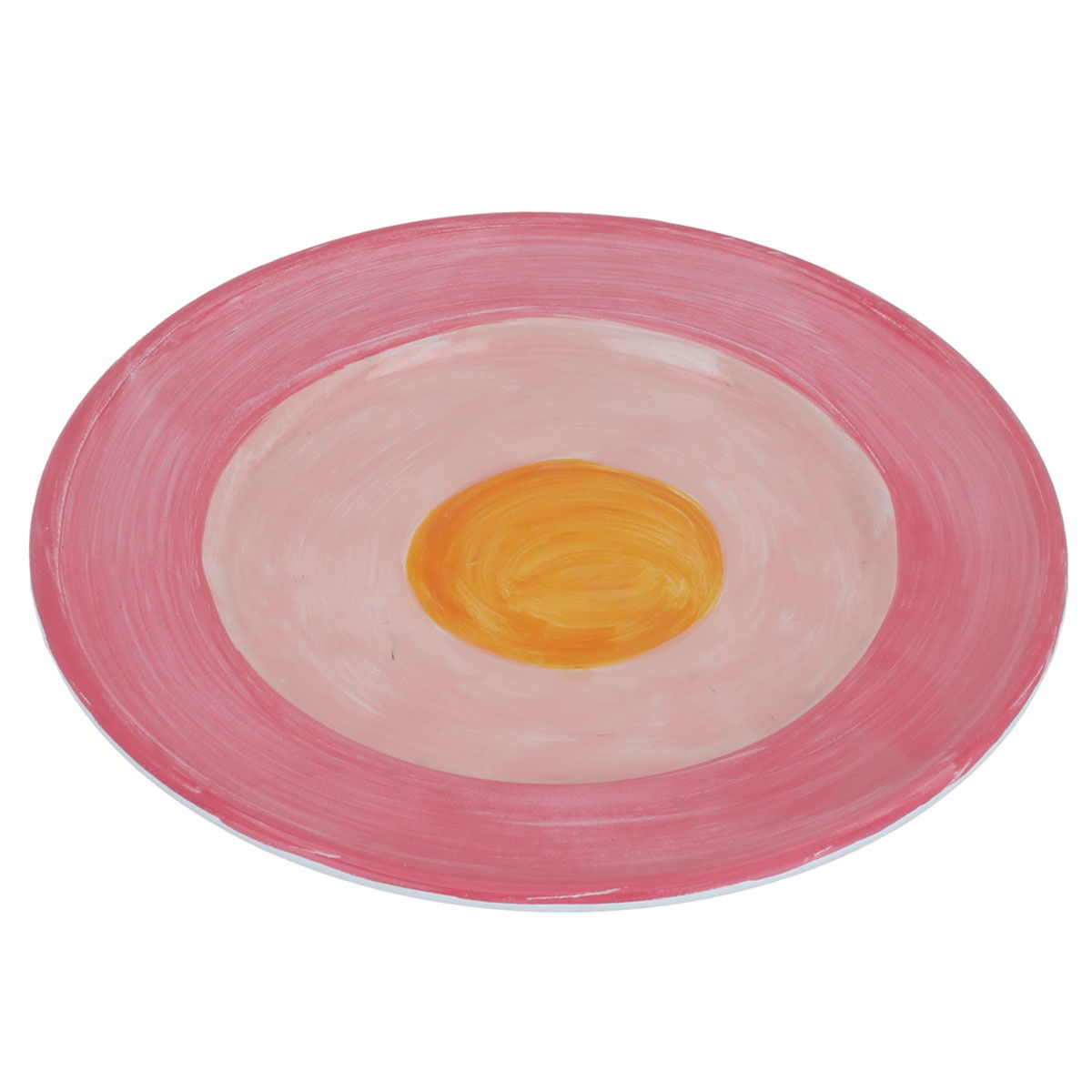 Al Saif Gallery porcelain dessert serving dish, 20 x 1.5 cm, flat round - pink product image 2