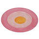 صحن تقديم حلا بورسلان السيف غاليري، 20×1.5 سم، دائري مسطح - وردي product image 2