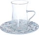 طقم بيالات بورسلان السيف غاليري، 12 قطعة - شفاف رمادي product image 1
