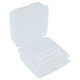 حافظة طعام بلاستيك تيتيز، 14×14×10 سم، 0.8 لتر، مربع - أبيض product image 4