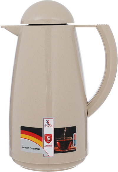 ترمس الراين، 1 لتر، حافظة داخلية زجاج حراري - بني فاتح product image 2