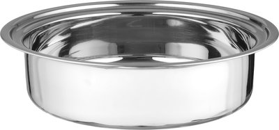 Al Saif Gallery Stainless Steel Indian Food Warmer, 34.5x34.5x35.5 cm, 3 Liter, Double Bowl, Base, Round - Black Silver product image 4