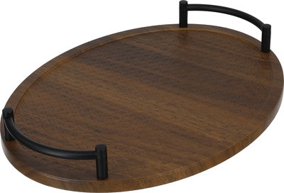 طقم طوفريات خشب السيف غاليري، 2 قطع - خشبي غامق product image 2