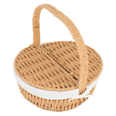 Al Saif Gallery Wicker Basket, Round - Brown product image 2