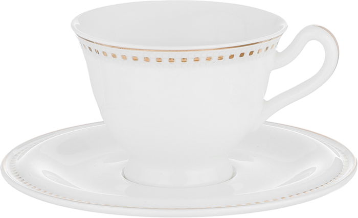 Alsaif Gallery Porcelain Dinner Set, 166 Pieces, Gold-White Rim product image 6