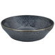 Al Saif Gallery porcelain serving plate, 24 cm, deep round - black product image 1