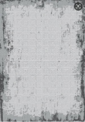 سجاده نورينا شكل مستطيل، 2×3 سم، صنع آلياً - رمادي ازرق product image