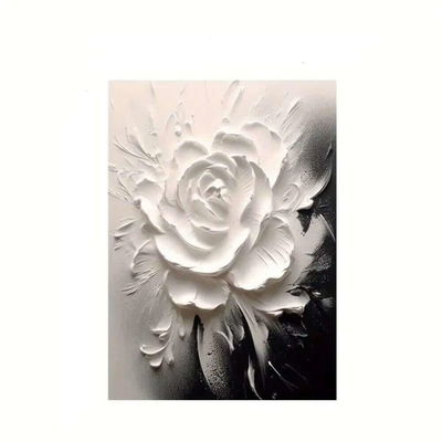 لوحة جدارية كانفس يدوي مع طباعة، 140×90 سم، اطار اسود - متعدد الالوان product image 2