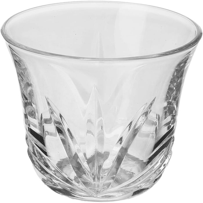 طقم تقديم بيالات +فناجين كريستال السيف غاليري، مع الصحن، 18 قطعة - شفاف product image 2