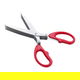 Alsaif Gallery steel scissors, 5 blades - red product image 2