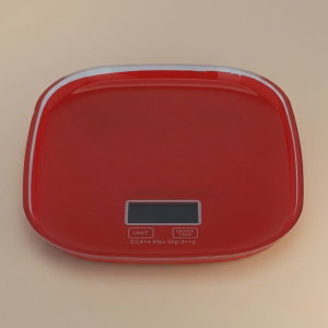 ميزان مطبخ زجاج السيف غاليري، 5 كيلو - أحمر product image