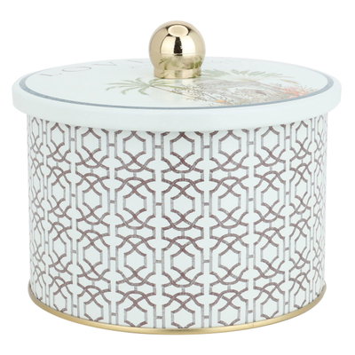 علبة تخزين استيل السيف غاليري، دائري - ابيض product image 1