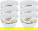 Al Saif Gallery Porcelain Coffee Cup Set, 6 Pieces - White product image 1