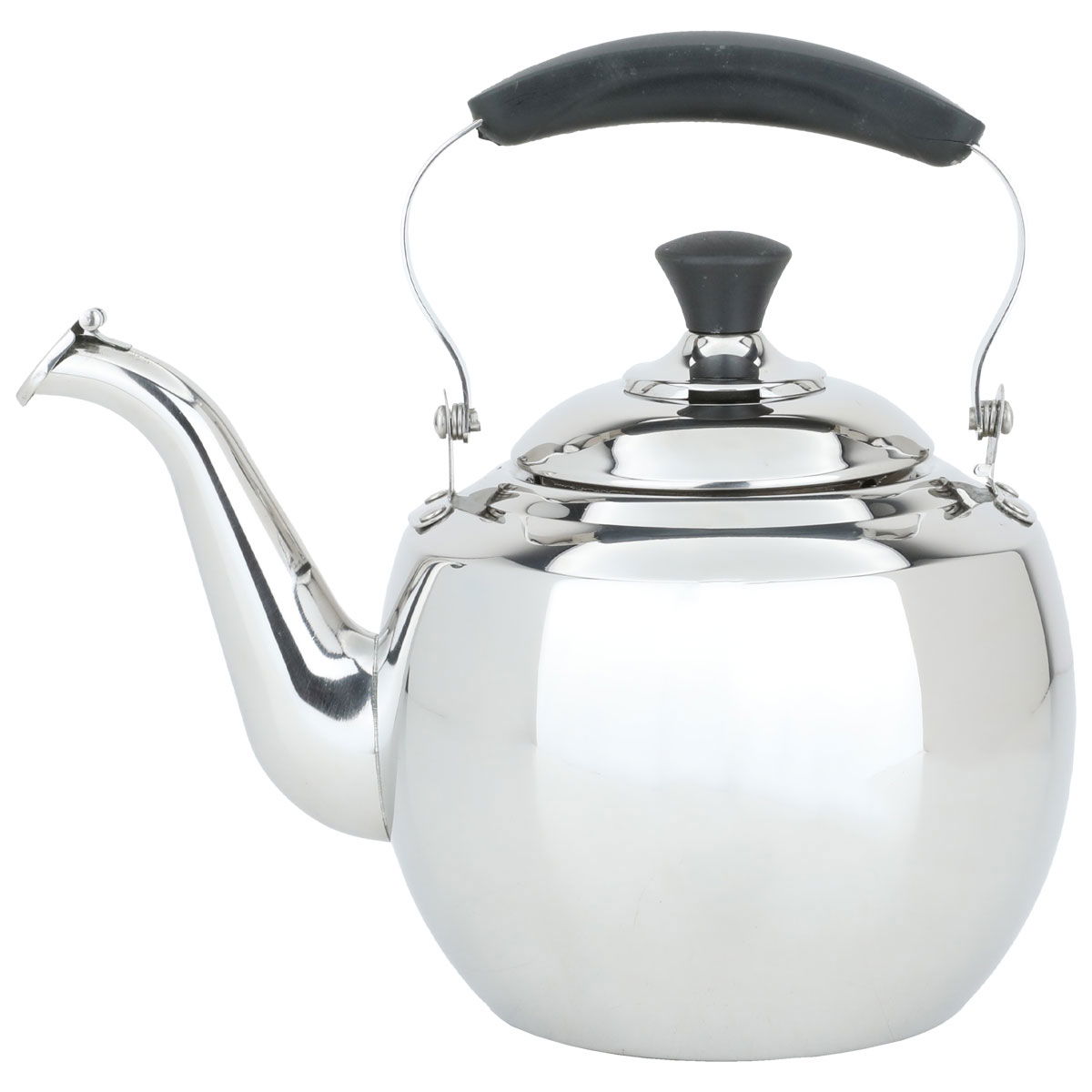 Al Saif Gallery steel kettle, 2 liters, Indonesian, with black-silver handle product image