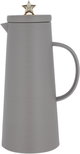 Al Saif Gallery Royal 8 thermos star lid, 1 liter, glass inner container, plastic outer shell - Cappuccino product image 2