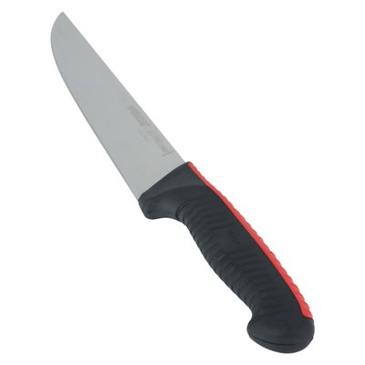 Bergy Stainless Steel Meat Knife, 8-inch, Plastic Handle - Black   Red product image 3