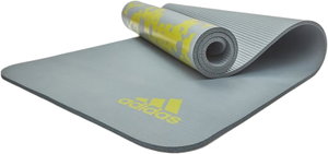 بساط يوغا مطاط أديداس، 180×60×0.5 سم - رمادي product image