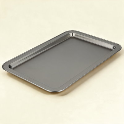 طوفرية تقديم استيل الجهوري، 34x23 سم - فضي product image 1