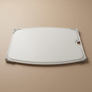 لوح تقطيع مستطيل بلاستيك السيف غاليري، 42x32x1.3 سم - أبيض product image