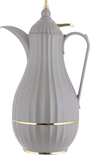 Al Saif Gallery Thermos Tamim 7, 0.6 liters, glass inner case, plastic outer frame - cappuccino product image 2