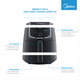 Midea Air Fryer, 1500 Watt, 4.76 Liters - Black product image 6