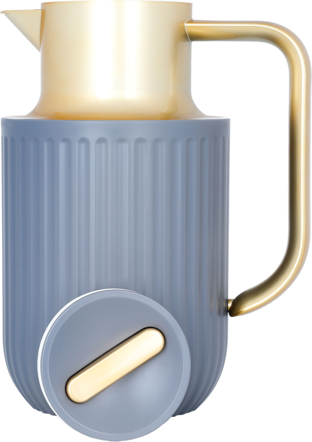 Everest Thermos, 1 liter, thermal glass inner shell, plastic outer shell - dark grey product image 3