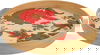طوفرية خشب بنقش ورد السيف غاليري، 40×40×5 سم، دائري - بيج product image 1