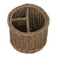 Al Saif Gallery Round Wicker Serving Basket, 3 Pieces, 13 X 13 X 12 Cm - Beige product image 2
