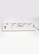 وصلة كهربائية كولن، 3250 واط، 4 مخارج، 3 متر، 2 USB، 301100007 - ابيض product image 5