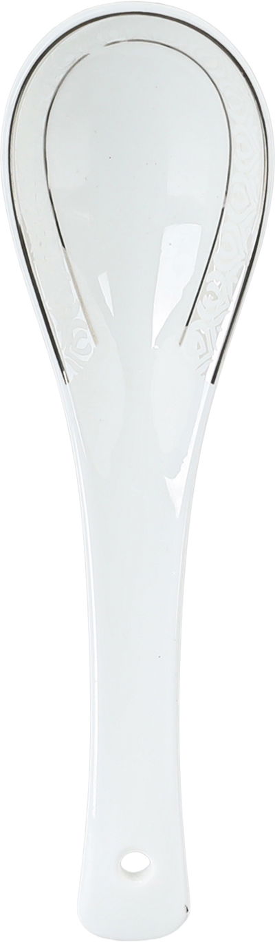 طقم تقديم سفرة بورسلان السيف غاليري، 86 قطعة - أبيض فضي product image 10